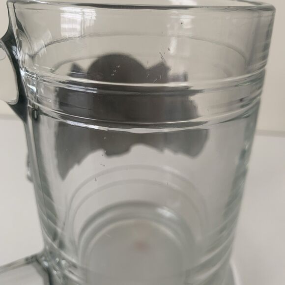 Boston Red Sox Beer Mug Clear Glass 15 Ounce with Silver Tone Metal Logo - Picture 10 of 10